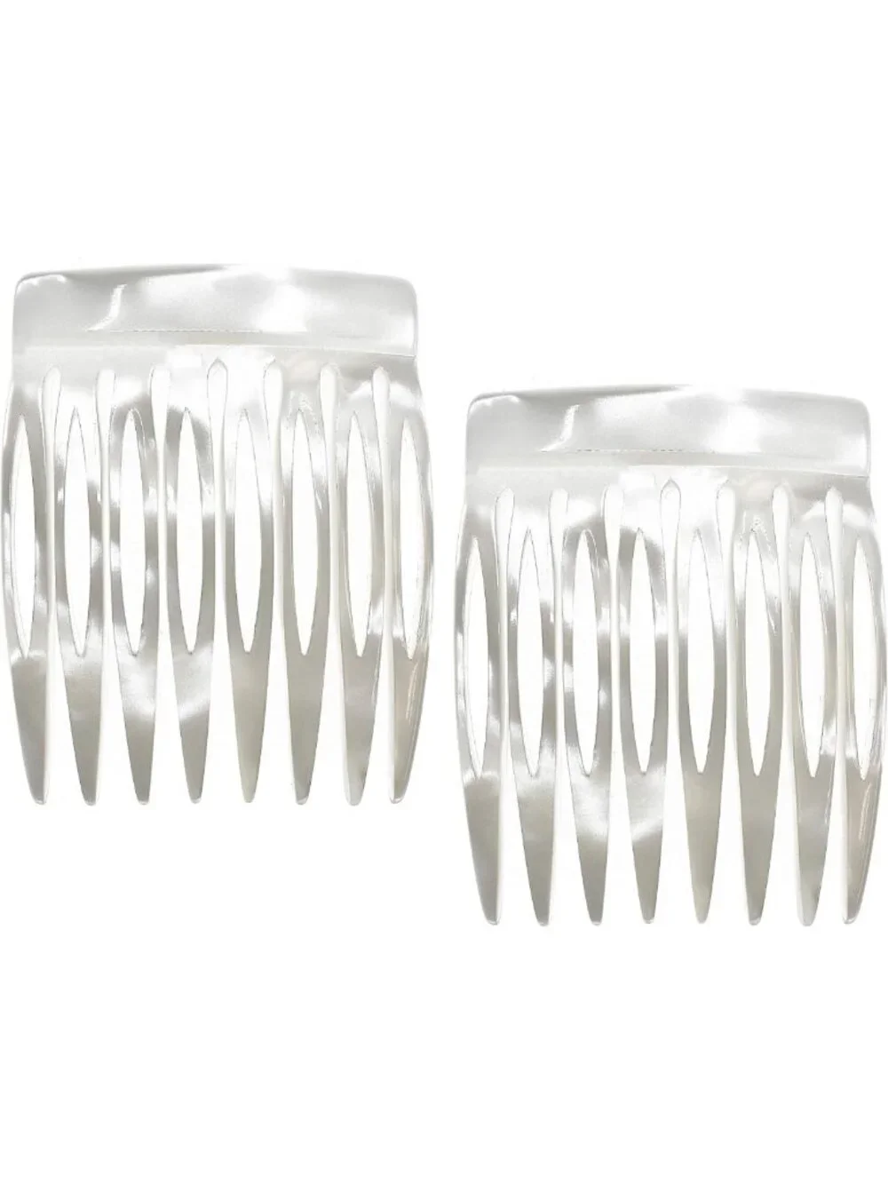 Handmade Pearl Side Comb for French Twist - Strong Hold Hair Clip for Updos